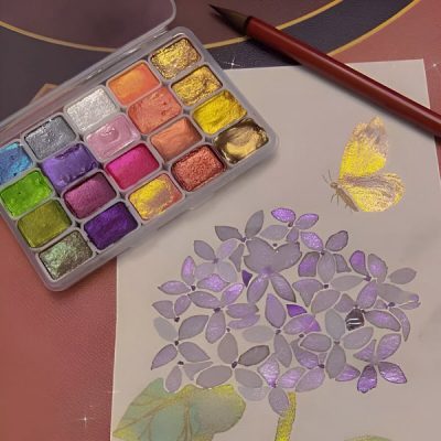 Set pittura con 20 colori ad acquerello  | COLORLINKE