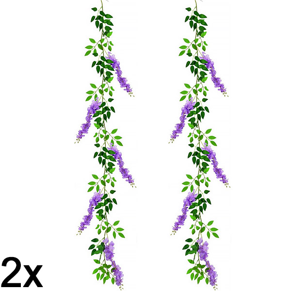 2x Fiori artificiali di glicine | WISBLOOM