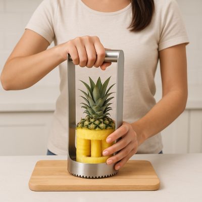 Affettatrice di ananas che funziona senza sforzo | PINECUT
