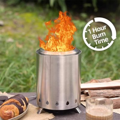 Braciere da tavolo senza fumo - fiamma reale, senza fumo, per interni ed esterni | FIRENOVA